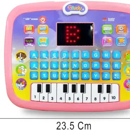 ridhimani 2 in 1 Activity Educational Learning Tablet Laptop Computer Toy for Kids image 5