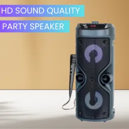 Clairbell 4210 (PORTABLE BLUETOOTH PARTY SPEAKER)With Karaoke Mic & High Quality SoundQ97 30 W Bluetooth Tower Speaker-image-90