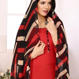 Unstitched Crepe Salwar Suit Material Solid-image-76