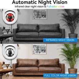 TP PLUS 360 Light Bulb Wireless IP WiFi Bulb Camera 1080p WiFi Auto Rotation Fish Eye Security Camera image 4