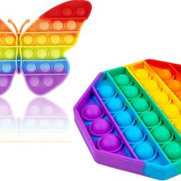 Push Popit Game Fidget Toys For Kids Pop It Toy Popit Toys For Girls And Boys Popits Push Bubbles Popet Toys Stress Reliever Toys Poppet Fun Games Popitst Toy Set-image-4