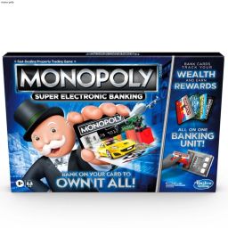 Monopoly-Super Electronic Banking ,For Kids Board Game Accessories-38