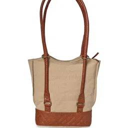 Mona B Structured Canvas Shoulder Bag image 2