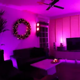 enormity Pink Rice Shaped LED String Lights Rope image 5