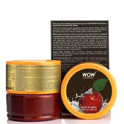 WOW SKIN SCIENCE Set Of 3 Apple Cider Vinegar Hair Mask For Clarifying - 200ml Each image 2