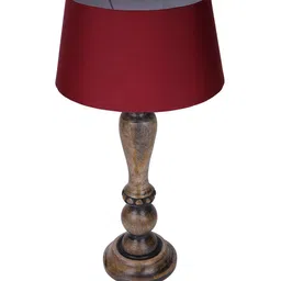 Homesake Red Table Lamp with Shade image 4