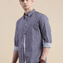 INVICTUS Men Comfort Slim Fit Printed Cotton Casual Shirt-image-72