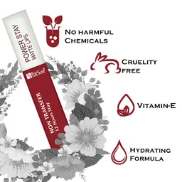 ForSure Set of 2 Power Stay Non Transfer 12Hrs Stay Liquid Lipstick 4 ml each - 09 & 22 image 5
