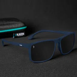 Eyewearlabs Unisex Rectangle Sunglasses with Polarised Lens ELKASKoleC2 image 4