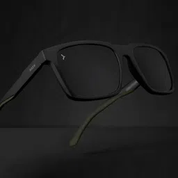 Eyewearlabs Unisex Rectangle Sunglasses with Polarised Lens ELKASKurtC2 image 3