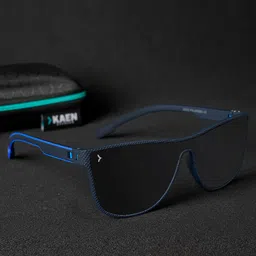 Eyewearlabs Unisex Rectangle Sunglasses with Polarised Lens ELKASKrewC3 image 2