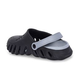 HRX by Hrithik Roshan Men Black Self Design Croslite Clogs image 3