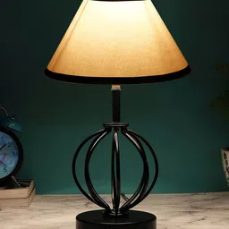 Devansh Textured Table Lamps With Shade image 4