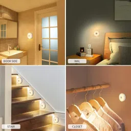 ENMORA 6VT-PRO|SMART SENSOR LIGHT| Motion Sensor Light, Rechargeable Battery-Powered LED Night Light for Home, Wardrobe Closet Light Stair Lights, Wall Lights for Hallway, Bedroom, Kitchen and More Smart Sensor Light Smart Sensor Light image 3