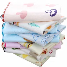 pink shimmer Double Layered Cotton ["Multicolor"] Handkerchief-image-35
