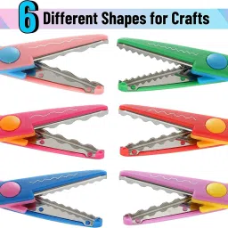 Stainless Steel Zig Zag Scissor for Crafting Work, DIY,Scrapbooking,Pattern Kids Scissors-0