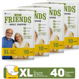 Easy Adult Diaper Tape Style with odour lock and Anti-Bacterial Absorbent Core Adult Diapers - XL-image-13