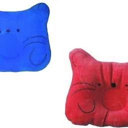 Polyester Fibre Solid Baby Pillow Pack of 2-image-52