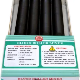Blood Mixer Roller for Mixing Tube, 4 x 230mm, Speed: 30 RPM General Purpose-23