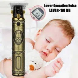 Krittoe T9 Vintage USB Rechargeable Cordless Electric Beard Trimmer Hair Clippers G70 Trimmer 120 min Runtime 4 Length Settings-image-98