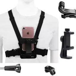 Like Star Mobile Phone Chest Strap Mount GoPro Chest Harness Holder for VLOG Strap-image-25
