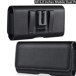 Bodoma Mobile BeltPouch Waist Bag for All Mobiles Up to 6.0 inch Mobile Belt Pouch Holster with Magnetic Clip Clouser Wasist Bag for All Mobiles-picture-0