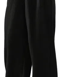 dockstreet Women Solid Black Track Pants-picture-16