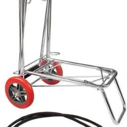 Portable Luggage Hand Cart Trolley Heavy Duty Stainless Steel Luggage Trolley-image-30