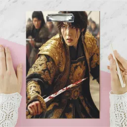 Kung Fu Boy Digital reprint examination pad school collage Size 14x10 inch-picture-32