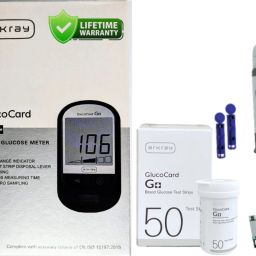 GlucoCard G+ Diabetes Kit – 50 Test Strips, No Coding, Auto Strip Eject Glucometer-image-17