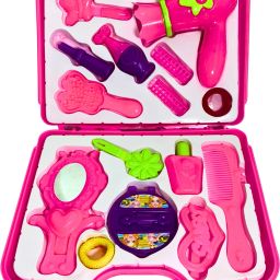 Makeup Kit Toy for Kids | Beauty Playset with Mirror, Lipstick, Comb & Case-47