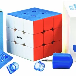 Moyu Rs3M 2020 3X3 Magnetic Speed Cube, Stickerless Budget Magnetic 3x3x3 Cube-4