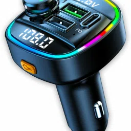 v5.0 Car Bluetooth Device with FM Transmitter, Car Charger, Audio Receiver, MP3 Player, Adapter Dongle, Transmitter-0
