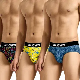 Pack of 3 Printed Men Brief-image-1