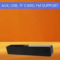 Clairbell Bluetooth (PORTABLE HOME THEATER SOUNDBAR) Crystal Clear Sound, 5H. PaytimeH107 20 W Bluetooth Soundbar-image-81
