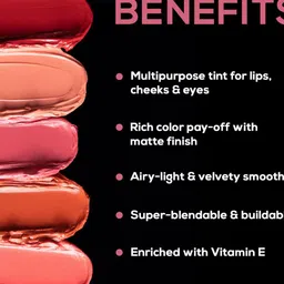 Renee Multi Mousse for Lips Cheeks & Eyes with Vitamin E 5ml  - Pink Pudding image 5