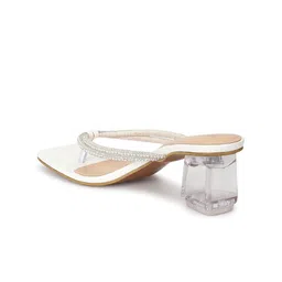 Truffle Collection Textured Block Sandals image 4
