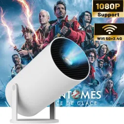 SACRO Smart Projector for Home 4K Support Rotabable Design withApp Netflix,YouTubeY216 (4500 lm / 1 Speaker / Wireless / Remote Controller) Portable Projector-15