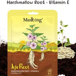 MasKing Set Of 4 Jeju Root Facial Sheet Masks - 20 gm Each image 2