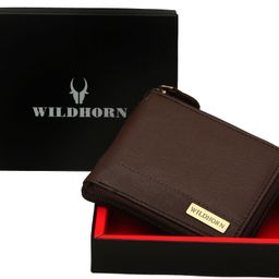 wildhorn Men Formal Brown Genuine Leather Wallet - Mini-picture-10