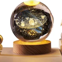 3D Crystal Moon Ball Night Lamp Night Lamp-image-68