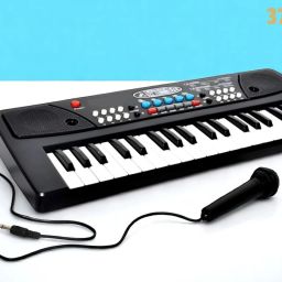 X50 Keys Piano Toy with Microphone, USB Power Cable & Sound Recording Best Birthday Gift for Boys and Girls Musical Instruments Analog Digital Piano-image-95