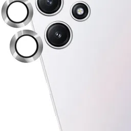 Evett Back Camera Lens Ring Guard Protector for Redmi 12 5G Silver-image-98