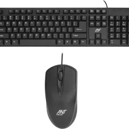 Ant Value FKBRI02 / Spill-Resistant, Silent Keys, 1200 DPI Mouse &�Keyboard�Combo Wired USB Standard Desktop Keyboard Compatible with Desktop, Laptop, Mac-25