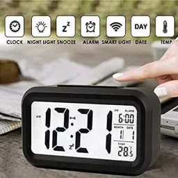 Digital Black Clock-9