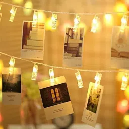 10 LEDs 1.02 m Yellow Steady Clip Rice Lights-15