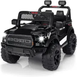 Pobo Jeep black battery operated 1 to 8yrs Jeep Battery Operated Ride On-image-74