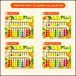 la toys Kids Calculation Toy – Learn Numbers,Basic Math Operations with Sorting Beads image 4