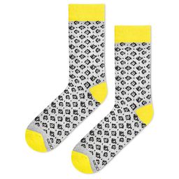Dynamocks Unisex Multicoloured Patterned Calf Length Socks image 4