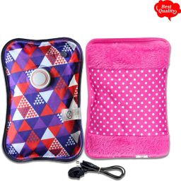 Super Comfort Combo Pack of 1 PVC & Velvet 1 L Hot Water Bag-image-4